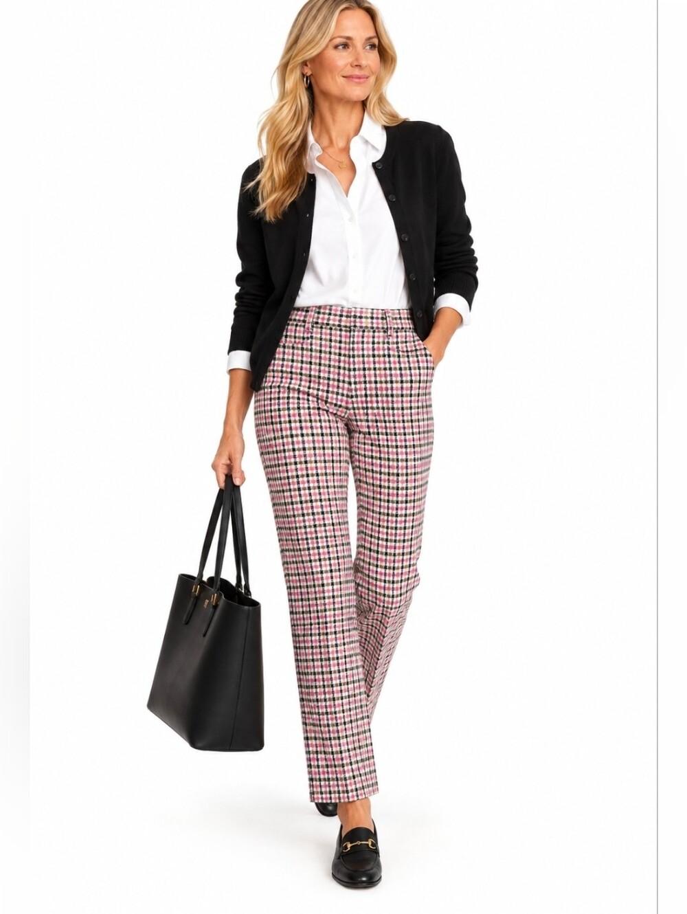 Banana Republic Women's Sloan Skinny Fit Ankle Pants Pink White Black Tan 4 NWT
